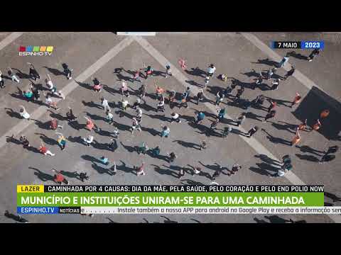 Espinho uniu-se para uma caminhada por 4 nobres causas
