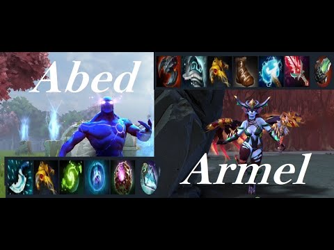 EG.Abed Enigma vs TNC.Armel Queen of Pain Mid fight! Long Game! - with Support Tiny Fnc.Jabz - Dota2