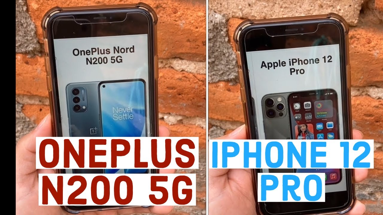 OnePlus Nord N200 5G vs iPhone 12 Pro (2021 review and comparison)