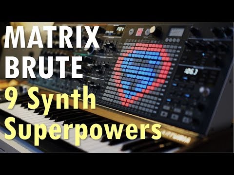 Обзор аналогового синтезатора Arturia MatrixBrute