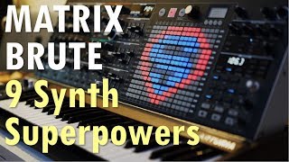 Video thumbnail for The 9 Synth Superpowers of MatrixBrute by Arturia by loopop