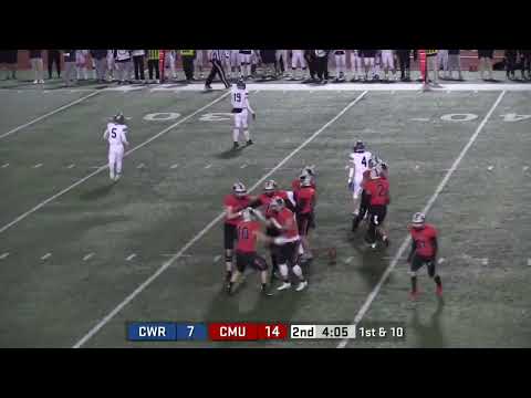 CMU Football vs  Case Western Reserve Highlights