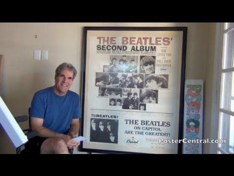 The Beatles' Second Album Promo Poster 1964 Capitol Records