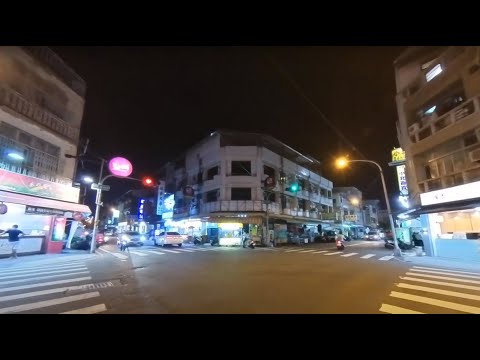 042, À noite, Caminhando pela área de Dabu, cidade de Pingtung, Ilha de Taiwan. 2023/10/13