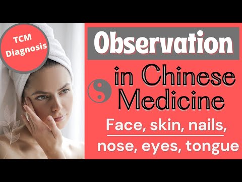 Observation in Chinese Medicine Diagnosis (Nails, Face, Skin, Tongue, Nose)