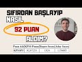 How I Started From Scratch And Got 92 Points