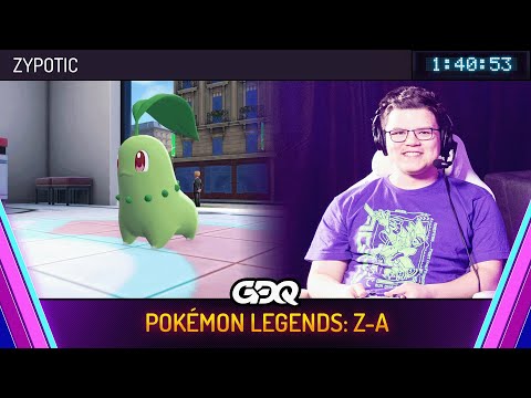Pokémon Legends: Z-A by zypotic in 1:40:53 - Awesome Games Done Quick 2026