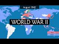 World War II - Summary on a Map