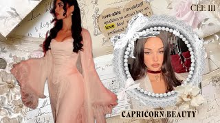 CAPRICORN BEAUTY ☆ zodiac sign beauty series