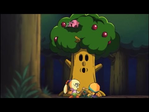 Whispy shows Kirby & Friends his new flower in Kirby Right Back at Ya!