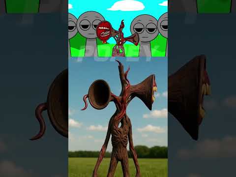 Sprunki incredibox OC - Siren Head As Human In Real Life!