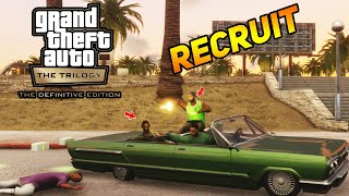 how to recruit gang members san andreas definitive edition