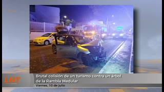 El conductor del accidente de la Rambla Medular, muy grave