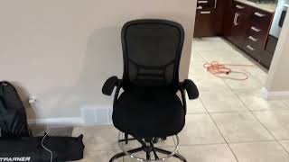 HYLONE Drafting Chair Tall Office Chair, High Ergonomic Standing Desk Computer Stools Review