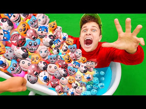 I SPENT 2 HOURS IN A BATH WITH ALL MONSTER BATH BOMBS — DO NOT DO THIS!!