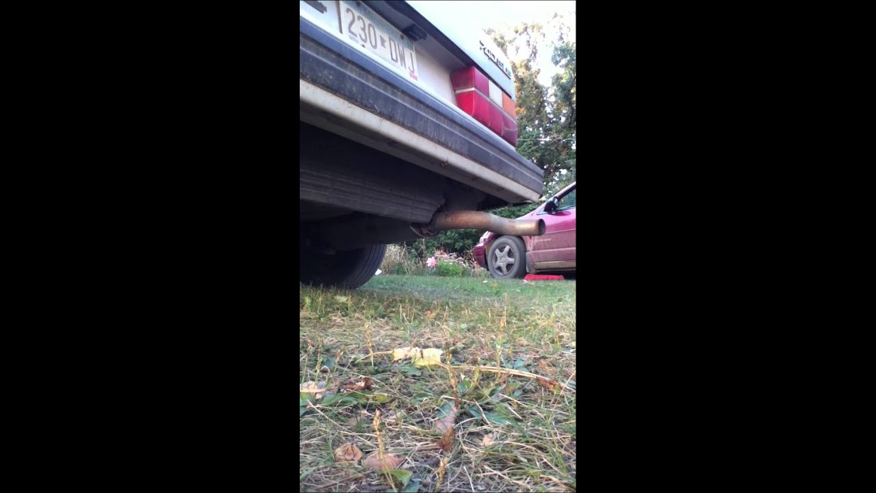 '88 Volvo 740 GLE engine revving