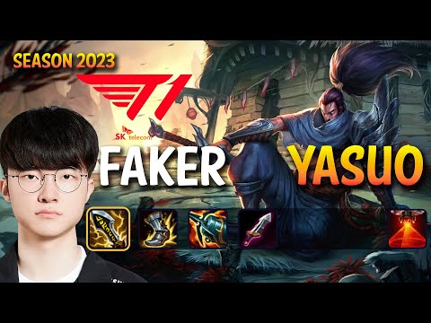 T1 Faker YASUO vs TWISTED FATE Mid - Patch 13.20 KR Ranked