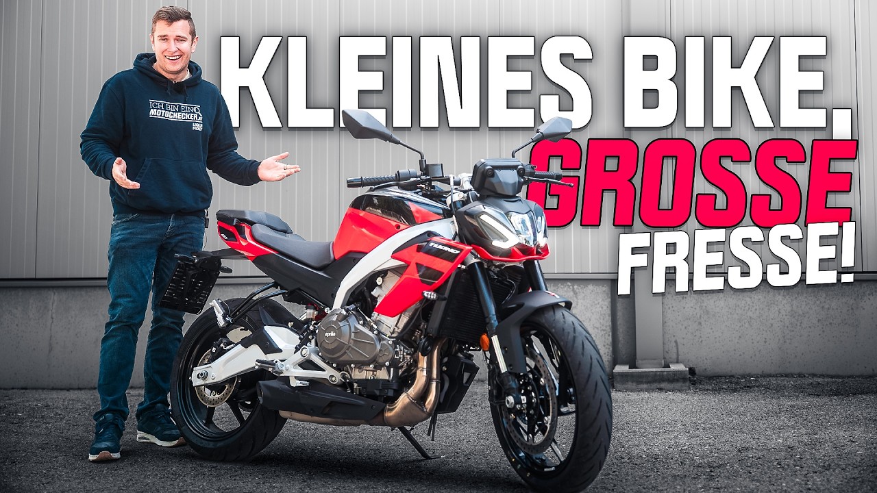 APRILIA TUONO 457 ERSTE MOTORRAD FAHRT!