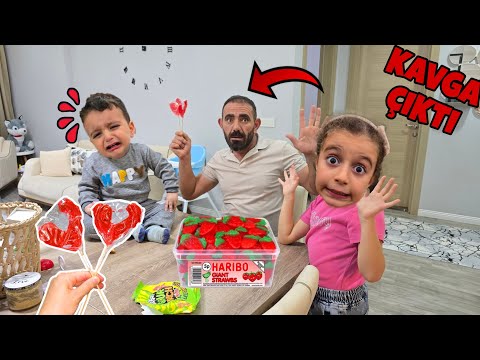 POYRAZ HOROZ ŞEKERİ KIRDI ELİF KENDİ ŞEKERİNİ VERMEDİ POYRAZA ÇOK AĞLADI!!