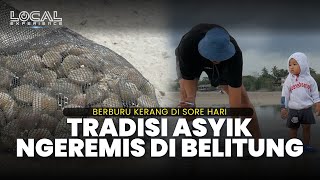 Mencari Kerang Kremis di Pantai Tanjung Pendam Belitung, Tradisi Asyik Bersama Keluarga