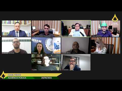 Audiência Pública Remota - Abril Verde - 29/04/2021