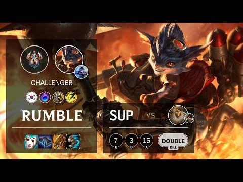 Rumble Support vs Bard - KR Challenger Patch 10.9