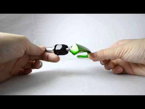 Bar end Round65N green