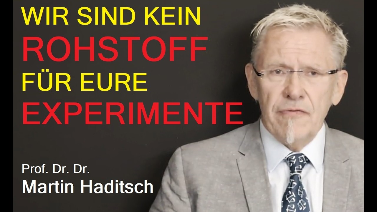 WIR SIND KEIN ROHSTOFF FÜR EXPERIMENTE