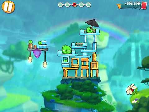 Angry Birds 2: level 695 (Cobalt Plateaus/ Hamberg)