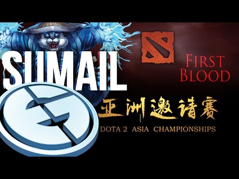 Dota 2 Asia Championships - Suma1L Storm Spirit vs Na'Vi - Amazing First Blood Action