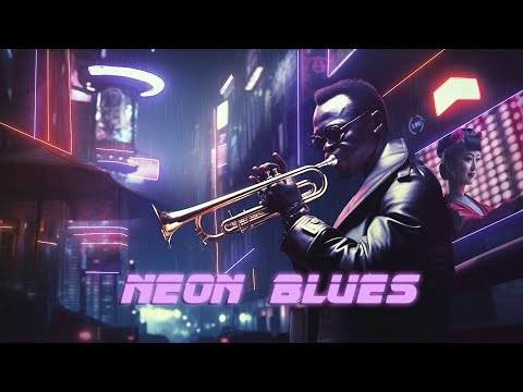 Neon Blues * Relaxing Blade Runner Soundscape * Cyber Jazz/Blues Ambient Music