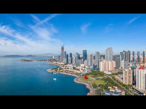 Live: Check out May Fourth Square in Qingdao, east China
