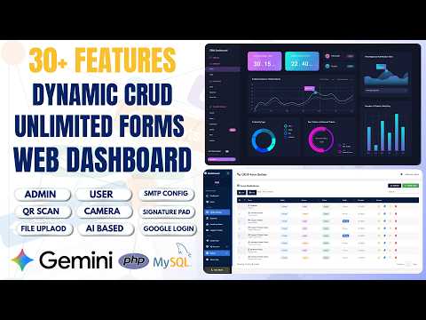 How to Build Unlimited CRUD Forms with AI — PHP MySQL Admin Panel - PHP2