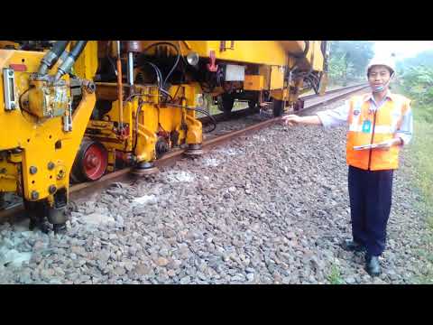 Perawatan Jalan Rel, Pemecokan Ballast dengan MTT (Multi Tie Tamper) Machine