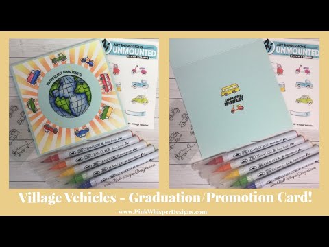 Village Vehicles - Graduation/Promotion Card!