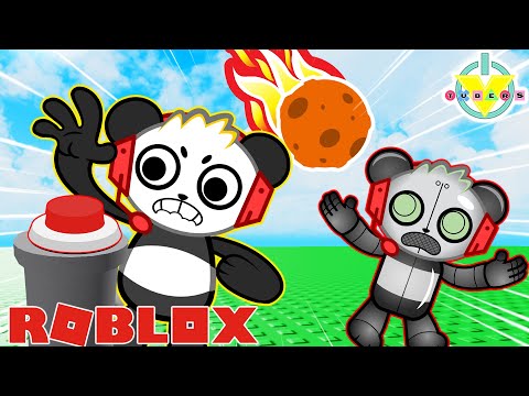 DON'T PRESS THE WRONG BUTTON! Let's Play Roblox with Robo Combo Vs Combo Panda