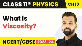 Class 11 Physics Chapter 10 | CBSE/NCERT Viscosity - Mechanical Properties of Fluids