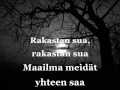 Tauski - Rakastan Sua (lyrics) 
