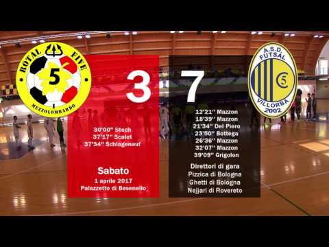 2017/04/01 Rotal Five - Villorba 3-7