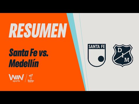 Santa Fe vs. Medellín (resumen) | Liga BetPlay Dimayor 2025-1 |  Final - IDA