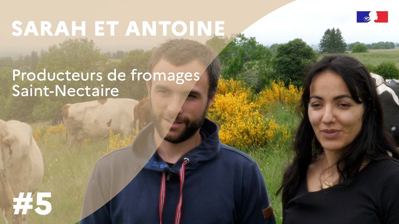 Sarah et Antoine : producteurs de fromages Saint-Nectaire
