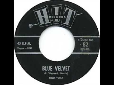 Blue Velvet ~ Fred York (1963)
