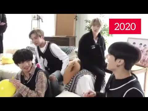 BTS Jungkook playing helium balloon | 2013 vs. 2020