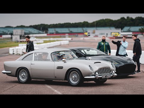 I drive James Bonds Aston Martin DB5, 007 stunt car & DBS around Silverstone | Mark Higgins HOT LAP
