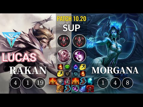 IGY Lucas Rakan vs Morgana Sup - KR Patch 10.20