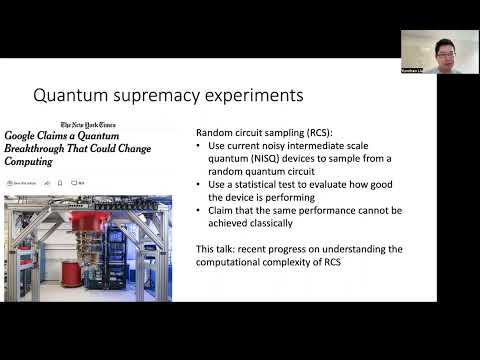 STOC 2023 - 5B - A polynomial-time classical algorithm for noisy random circuit sampling.