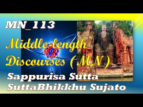 MN_113 A Good Person, Bhikkhu Sujato, Middle-length Discourses,(Feb 2020, Audio Texts)