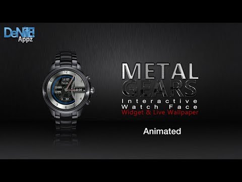 Metal Gears HD Watch Face Video