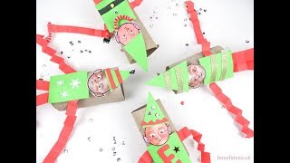 How to Make an Elf on the Shelf out of Paper: Easy Christmas Elf Craft for Kids