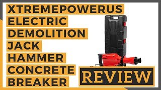 XtremepowerUS 2200Watt Heavy Duty Electric Demolition Jack hammer Concrete Breaker - Review